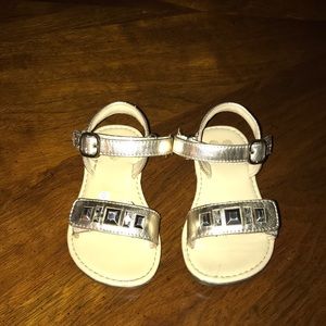 Stride Rite Gold toddler sandals
